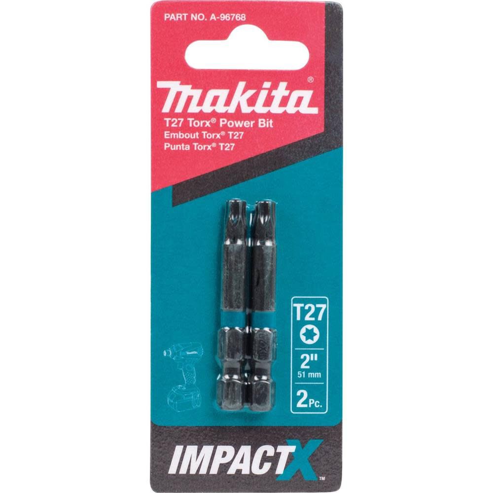 Impact X T27 Torx 2 Power Bit 2/pk A-96768