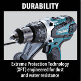 LXT 18 Volt Lithium-Ion Cordless 1/2 in. Hammer Driver-Drill Kit XPH03MB