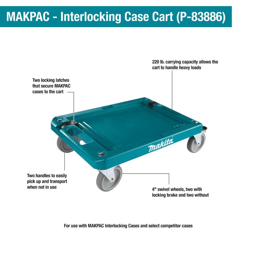 MAKPAC Interlocking Case Cart P-83886