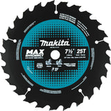 Miter Saw Blade 7 1/2in 25T Carbide Tipped Max Efficiency E-11112