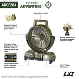 Outdoor Adventure 18V LXT 9-1 4in Fan (Bare Tool) ADCF203Z