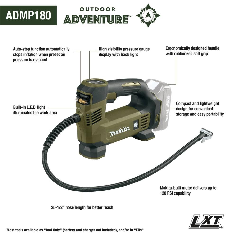 Outdoor Adventure 18V LXT Inflator Kit 1.5Ah ADMP180SYX