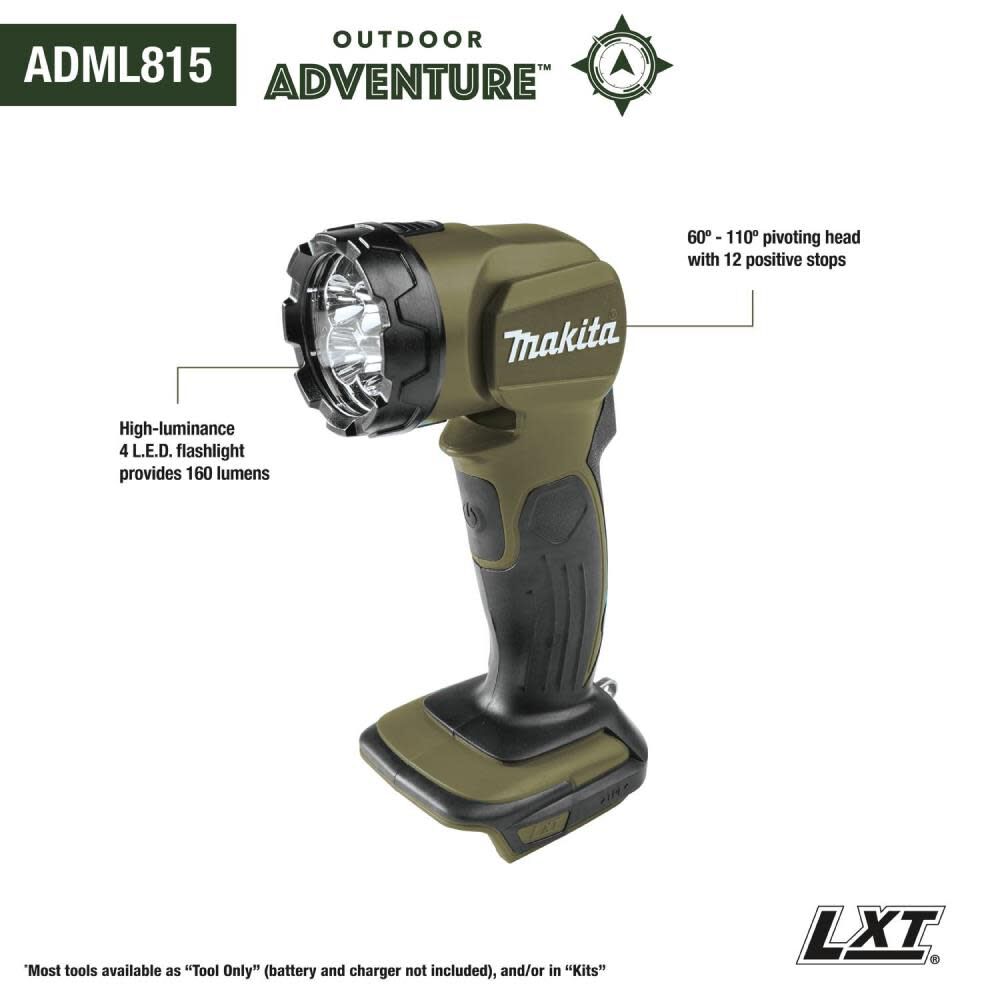 Outdoor Adventure 18V LXT LED Flashlight (Bare Tool) ADML815