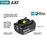 Outdoor Adventure 18V LXT Lithium Ion Battery and Charger Starter Pack ADBL1840BDC1