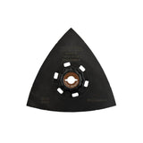 StarlockMax Oscillating Multi Tool 4 1/2in Tungsten Carbide 40 Grit Delta Triangle Sanding Pad E-08648