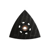 StarlockMax Oscillating Multi Tool 4 1/2in Tungsten Carbide 60 Grit Delta Triangle Sanding Pad E-08654