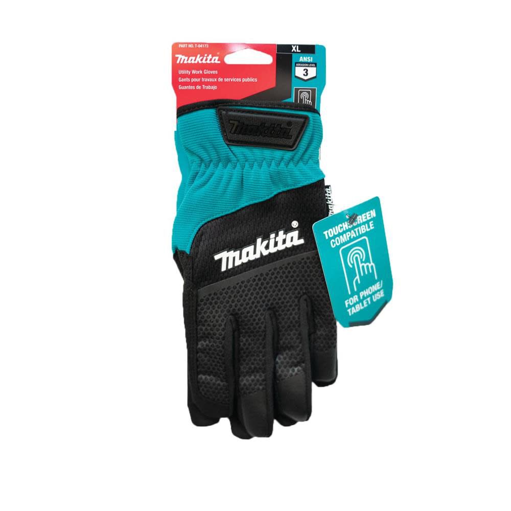 Utility Work Gloves Open Cuff Flexible Protection XL T-04173