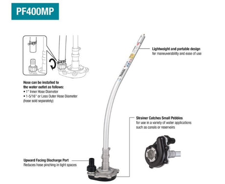 Water Pump Couple Shaft Attachment PF400MP