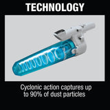 White Cyclonic Vacuum Attachment with Lock 191D70-5