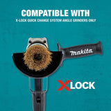 X-LOCK 3in Stainless Steel Crimped Wire Cup Brush D-72584