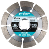 X-LOCK 4-1/2in Segmented Diamond Blade for Masonry Cutting E-07191