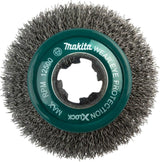 X LOCK 4in Carbon Steel Crimped Wire Bevel Brush D-73190