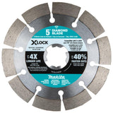 X-LOCK 5in Segmented Diamond Blade for Masonry Cutting E-07238