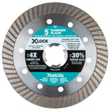 X-LOCK 5in Turbo Rim Diamond Blade for Masonry Cutting E-07244