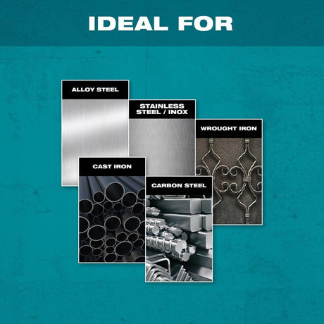 X-LOCK 5in x .045in x 7/8in Type 1 General Purpose 60 Grit Thin CutOff Wheel for Metal and Stainless Steel Cutting E-00474