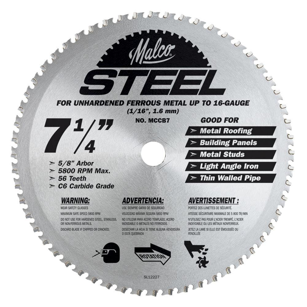 Steel Cutting Circular Saw Blade MCCB7