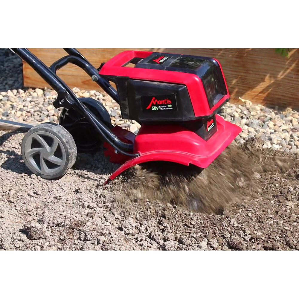 58V Tiller/Cultivator Battery-Powered Kit 12 Inch x 8 Inch 3558