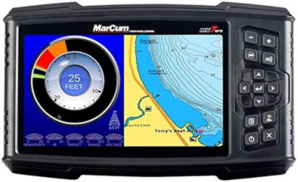 MX-7 Digital Sonar System 7 in LCD Dual Beam with GPS MX-7GPS