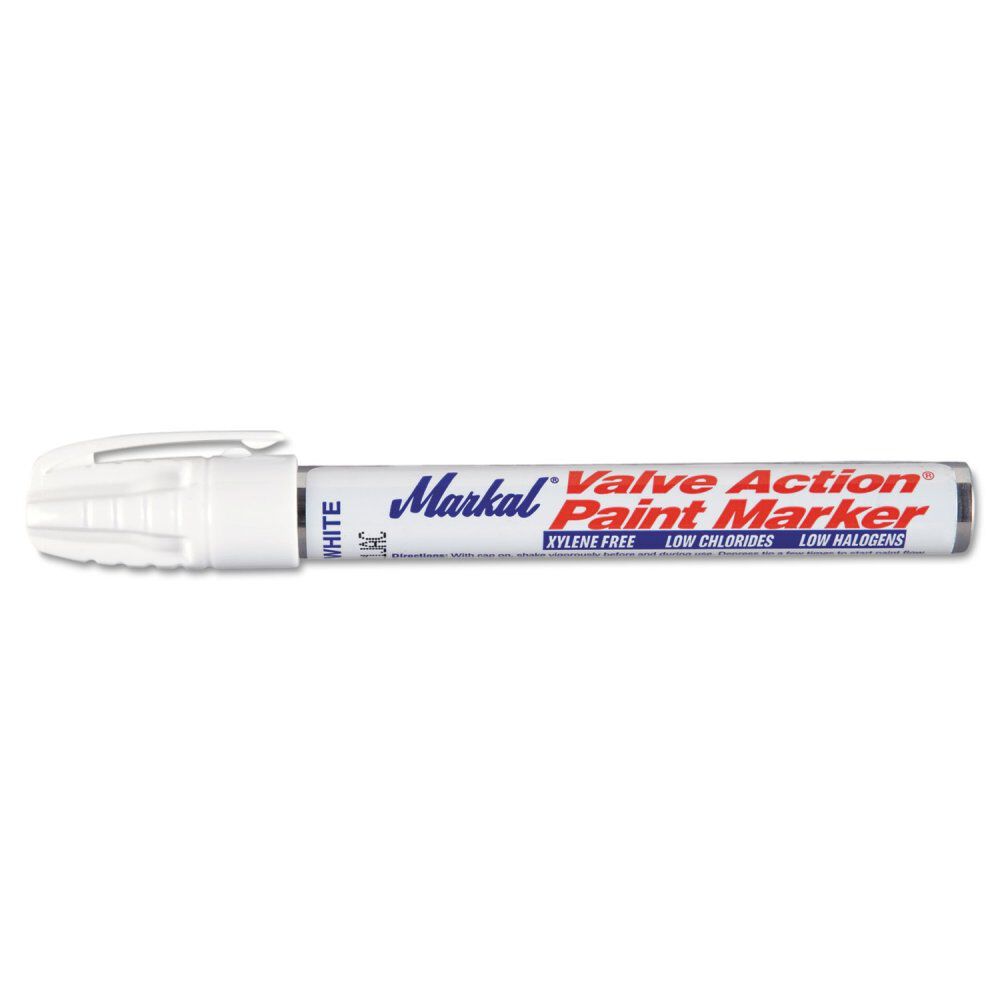 1/8 In. Fast-Drying Liquid Valve Action White Paint Marker 96820