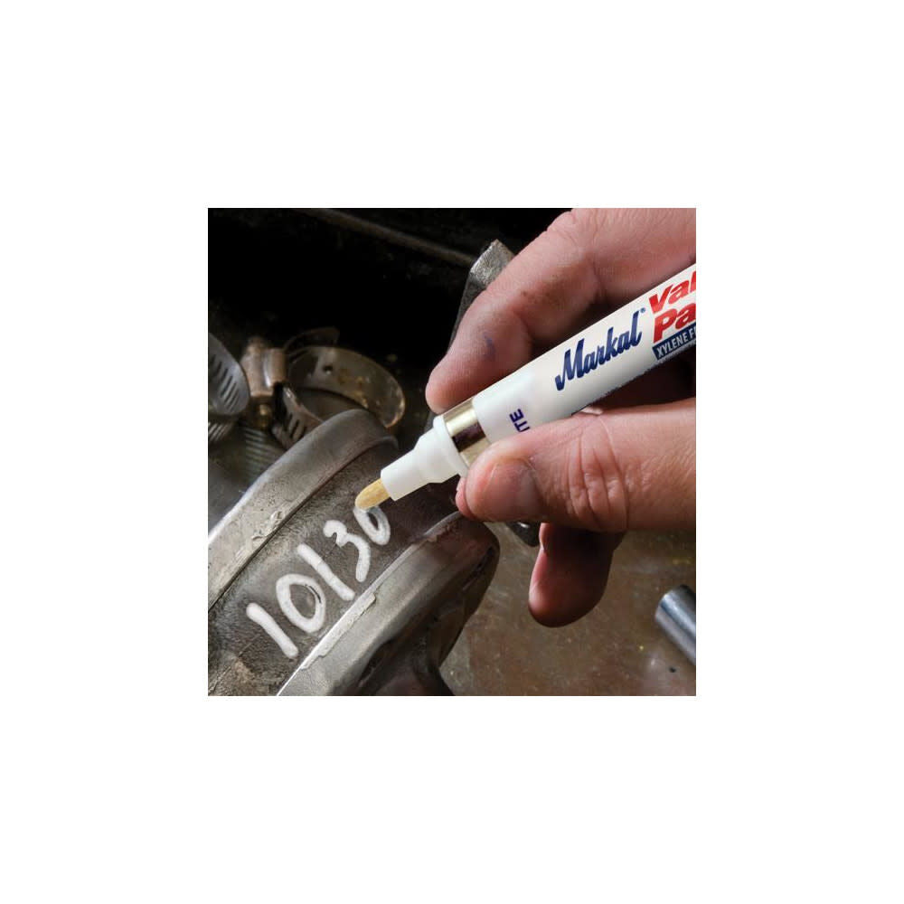 1/8 In. Fast-Drying Liquid Valve Action White Paint Marker 96820