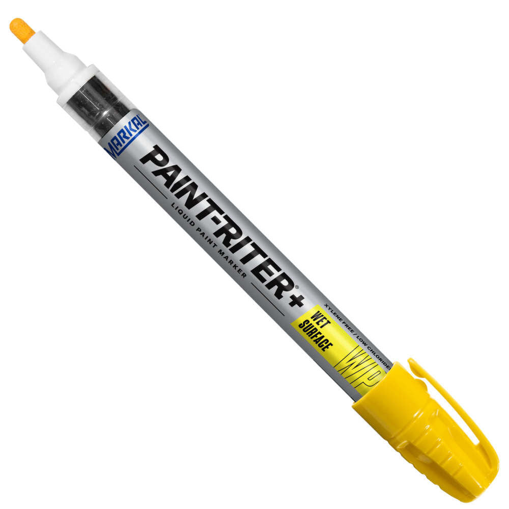 1/8 Inch Tip Yellow Paint-Riter+ Wet Surface Liquid Paint Marker 96931