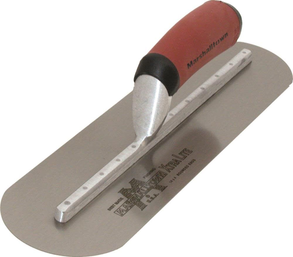 16 In. x 4 In. Finishing Trowel-Fully Rounded Curved DuraSoft Handle MXS66FRD