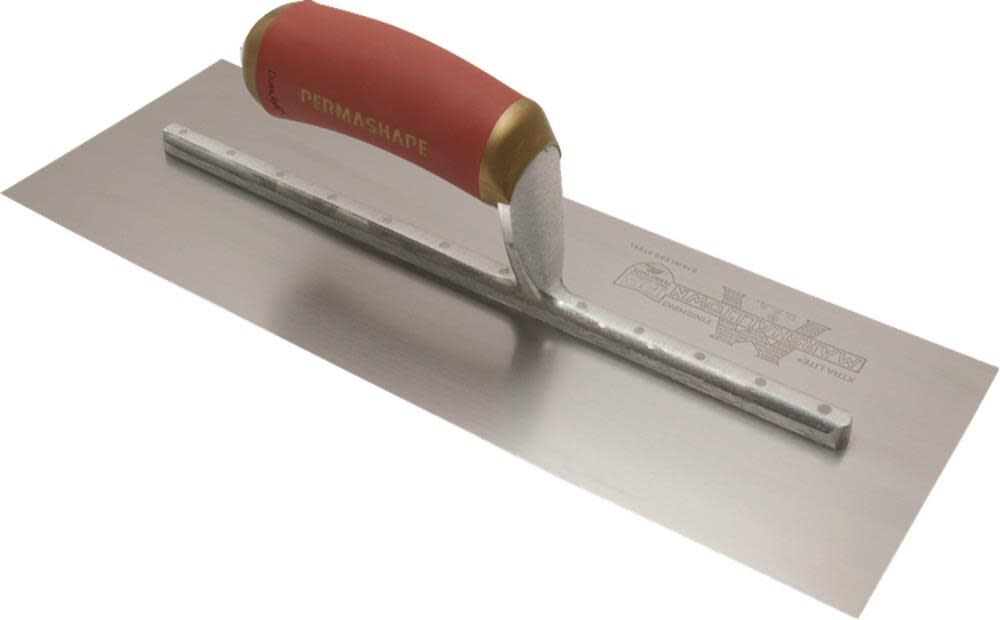 18 In. x 4 In. PermaShape-DuraSoft Handle Broken-In Trowel PB81D