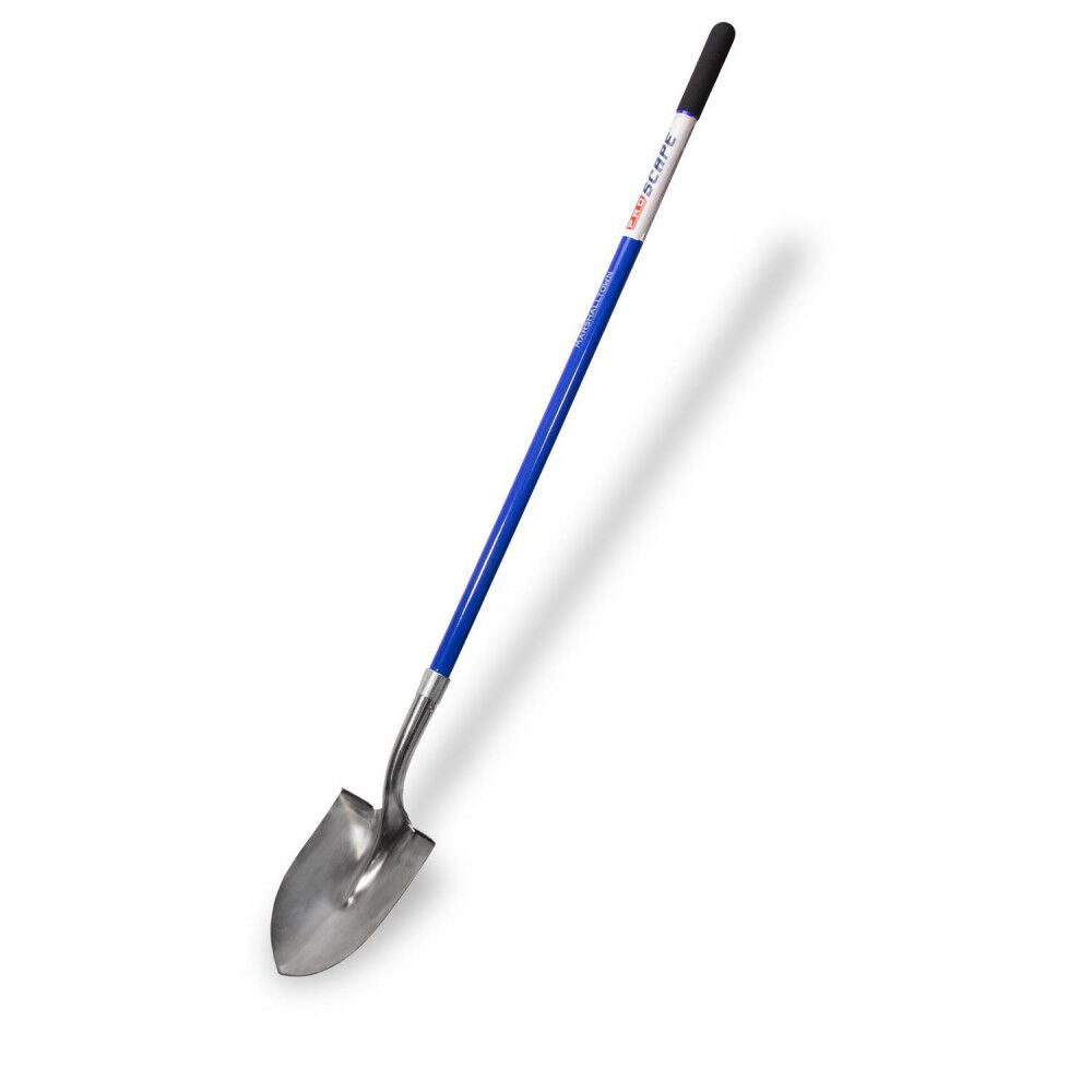 Fiberglass Round Point D Grip Proscape Stainless Steel Shovel RPSSFB