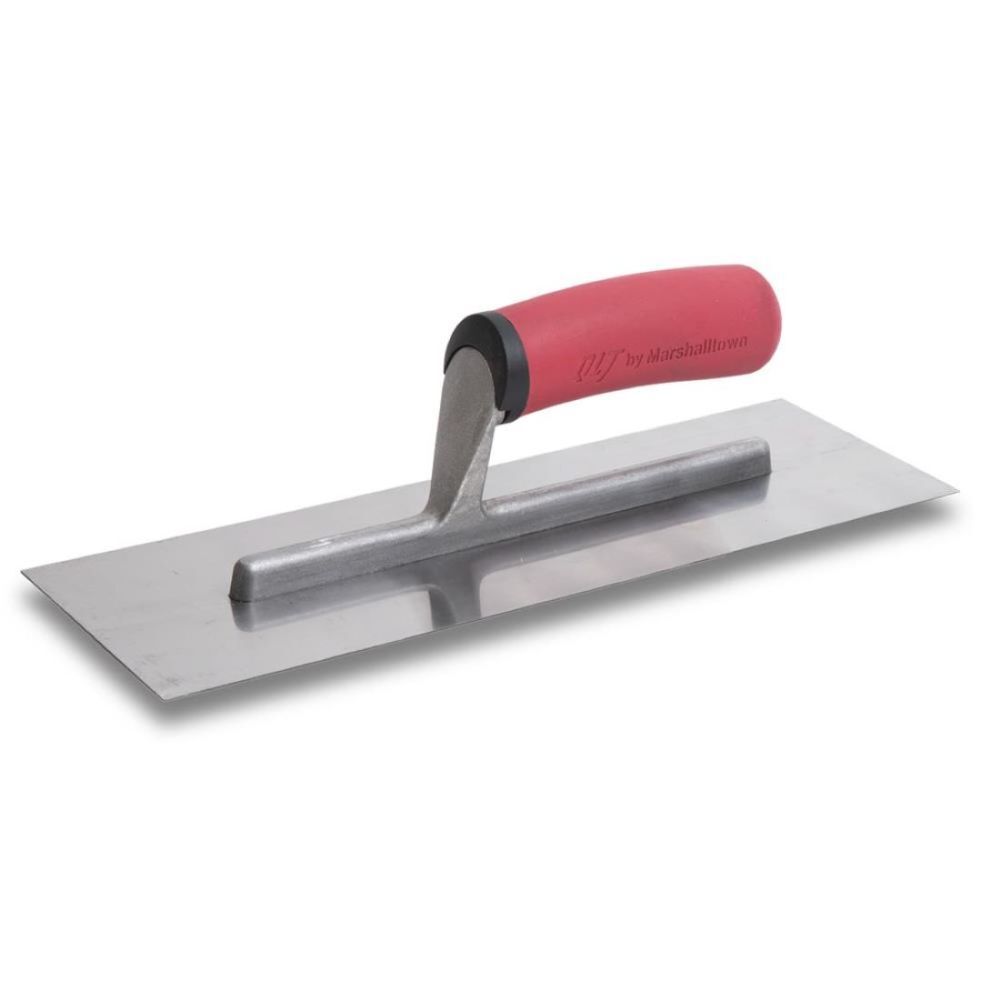 Finishing Trowel-14x4 Stainless Steel Soft Grip 10016