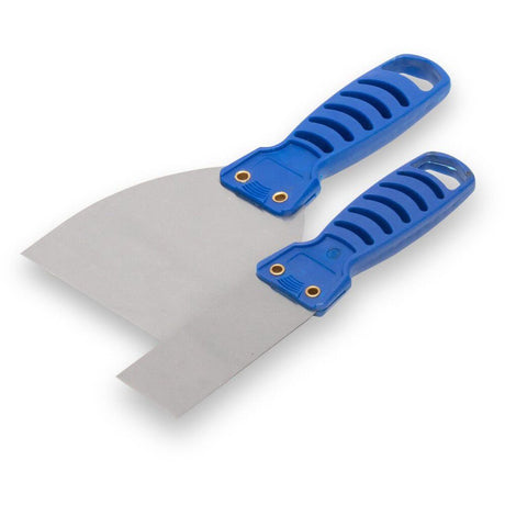 Flexible Carbon Steel 4in and 1.5in Putty Knife Set PKS315
