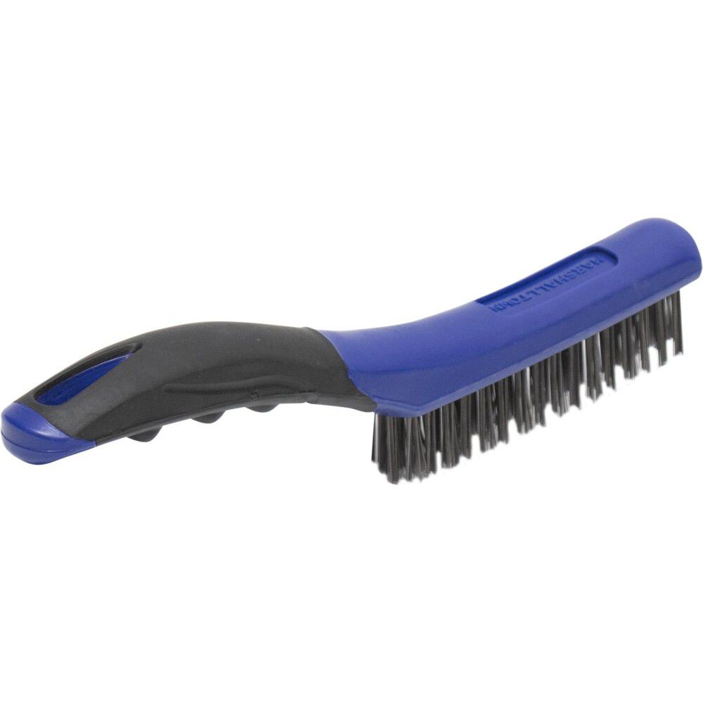 Heavy-duty Ergonomic Soft Grip Steel Shoe Handle Wire Brush WB218