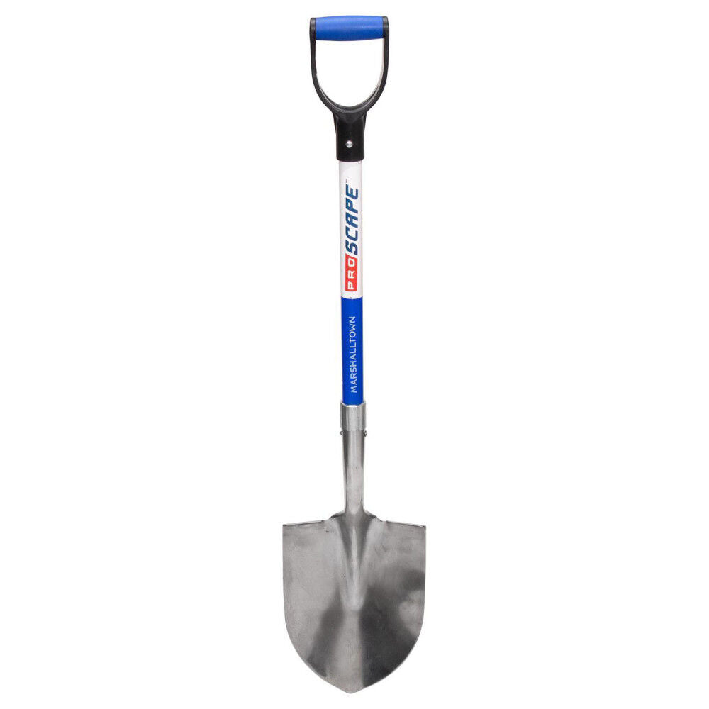 Round Point D Grip Proscape Stainless Steel Shovel RPSSD