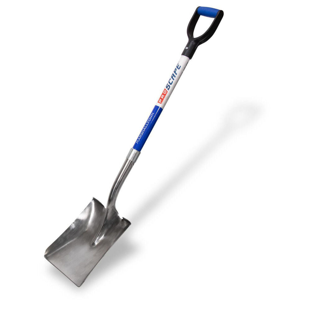 Square Point D Grip Proscape Stainless Steel Shovel SPSSD