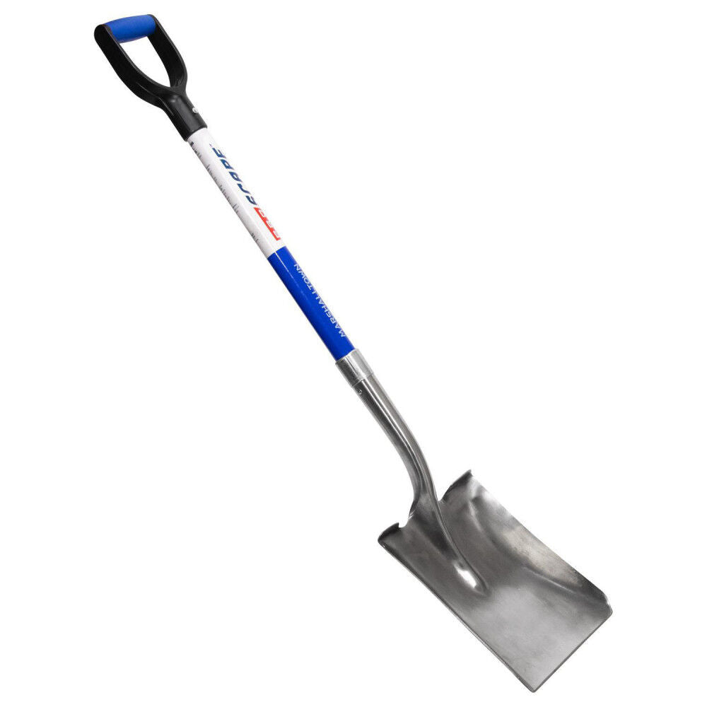 Square Point D Grip Proscape Stainless Steel Shovel SPSSD