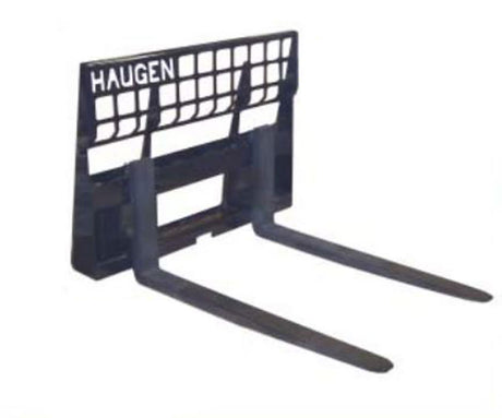 Haugen 60 in Rail Style Pallet Fork For Skid-Steer Loaders 6000 lbs Capacity MHPF 60-10