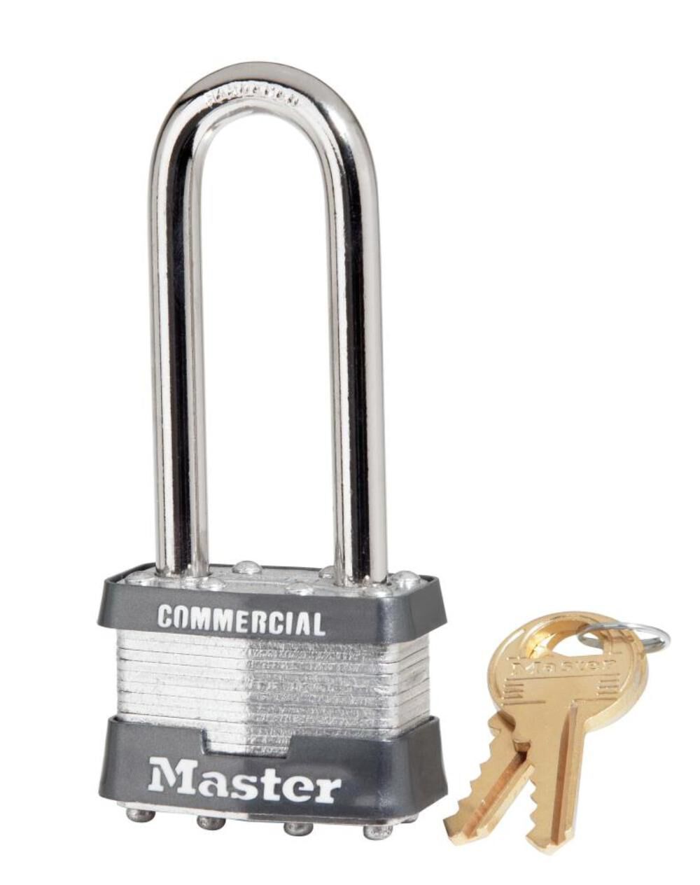 1-3/4 In. (44mm) Wide Laminated Steel Pin Tumbler Padlock with 2-1/2 In. (64mm) Shackle Keyed Alike - 1KALJ 1KALJ