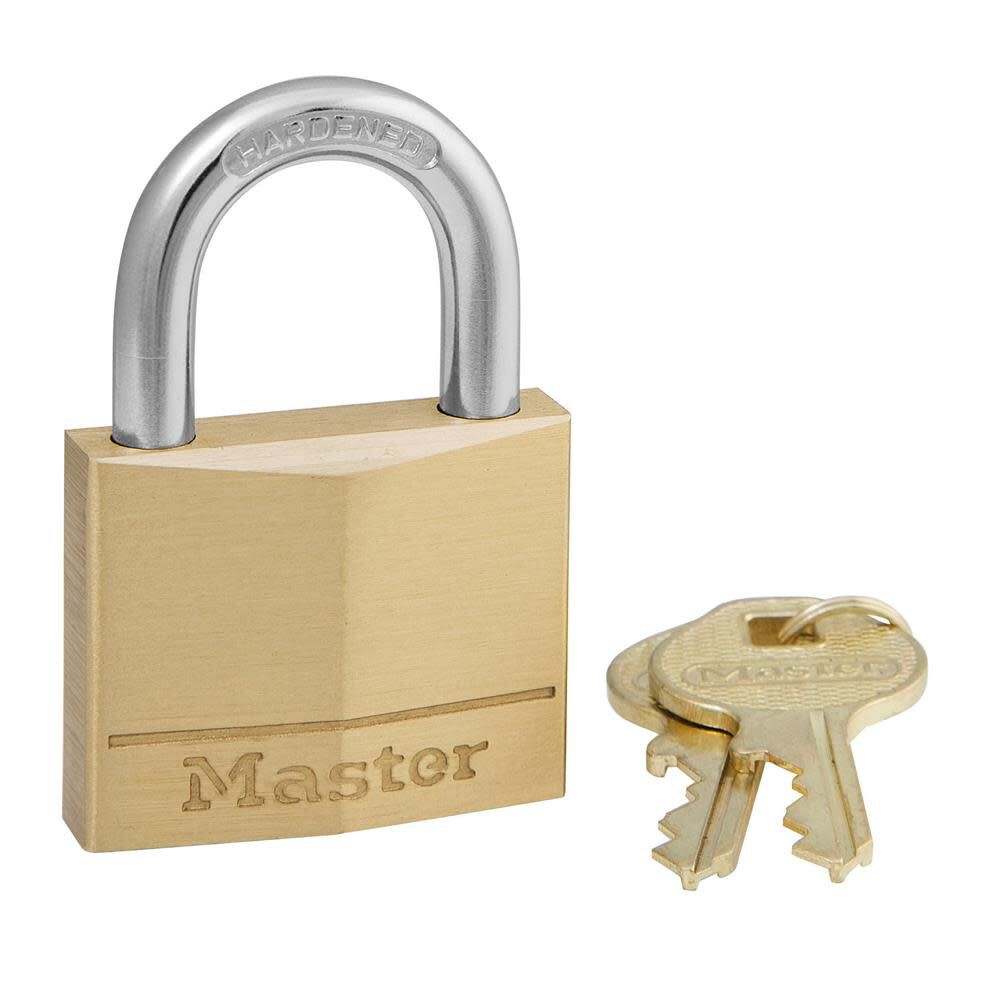 1-9/16 In. (40mm) Wide Solid Brass Body Padlock 140D