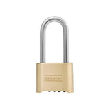 2" Padlock Combination Wide Resettable Brass with 2 1/4" Stainless Steel Shackle 175LHSS