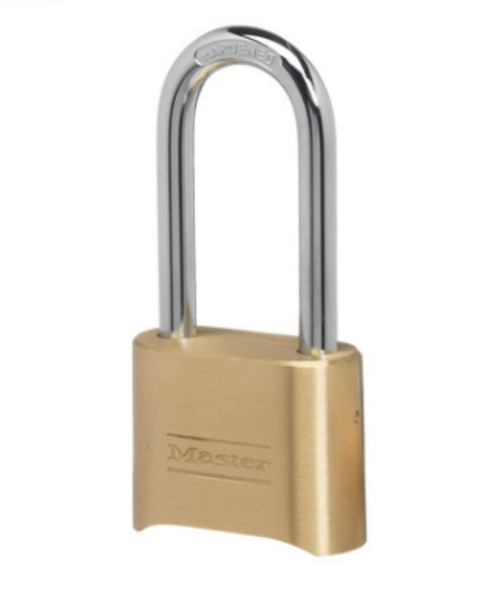 2in Combination Wide Resettable Brass Padlock with 2-1/4in Shackle 175DLH