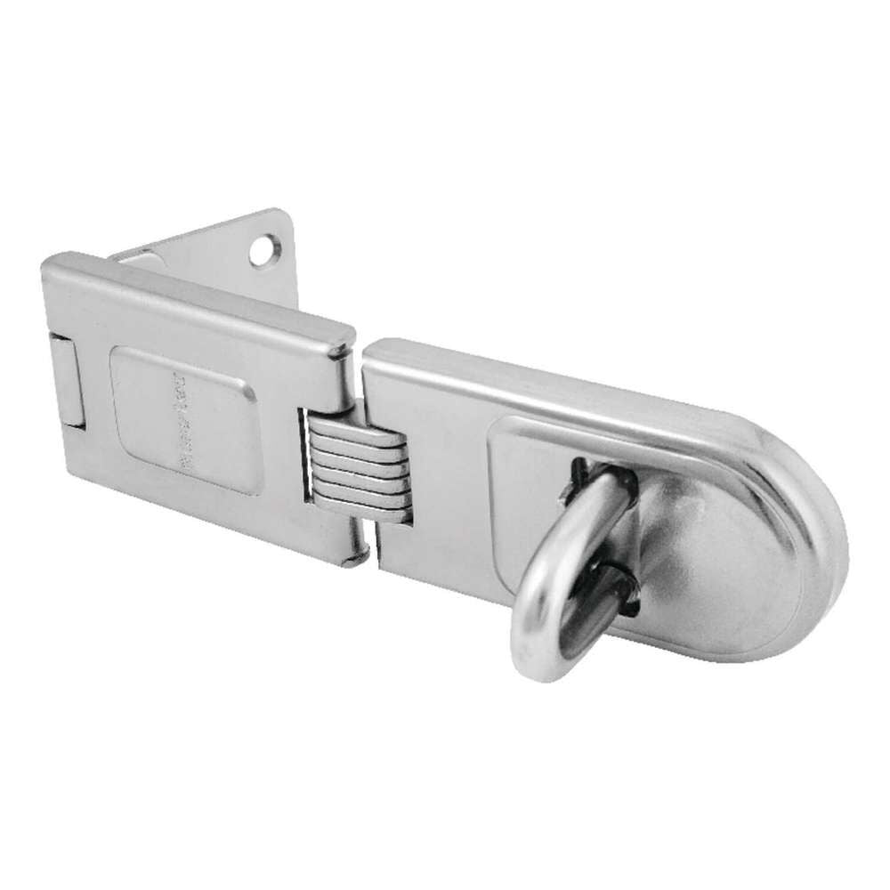 Hasp 6 1/4in Bright Hardened Steel Fixed Staple 720-D