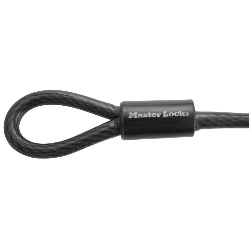 Locking Cable 3/8 x 48in Vinyl Coated Looped End 85DPF