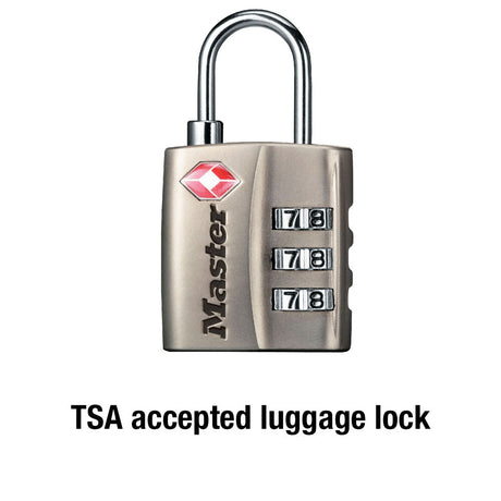 Luggage Lock 1 3/16in 3 Dial Combination 1pk 4680DNLK