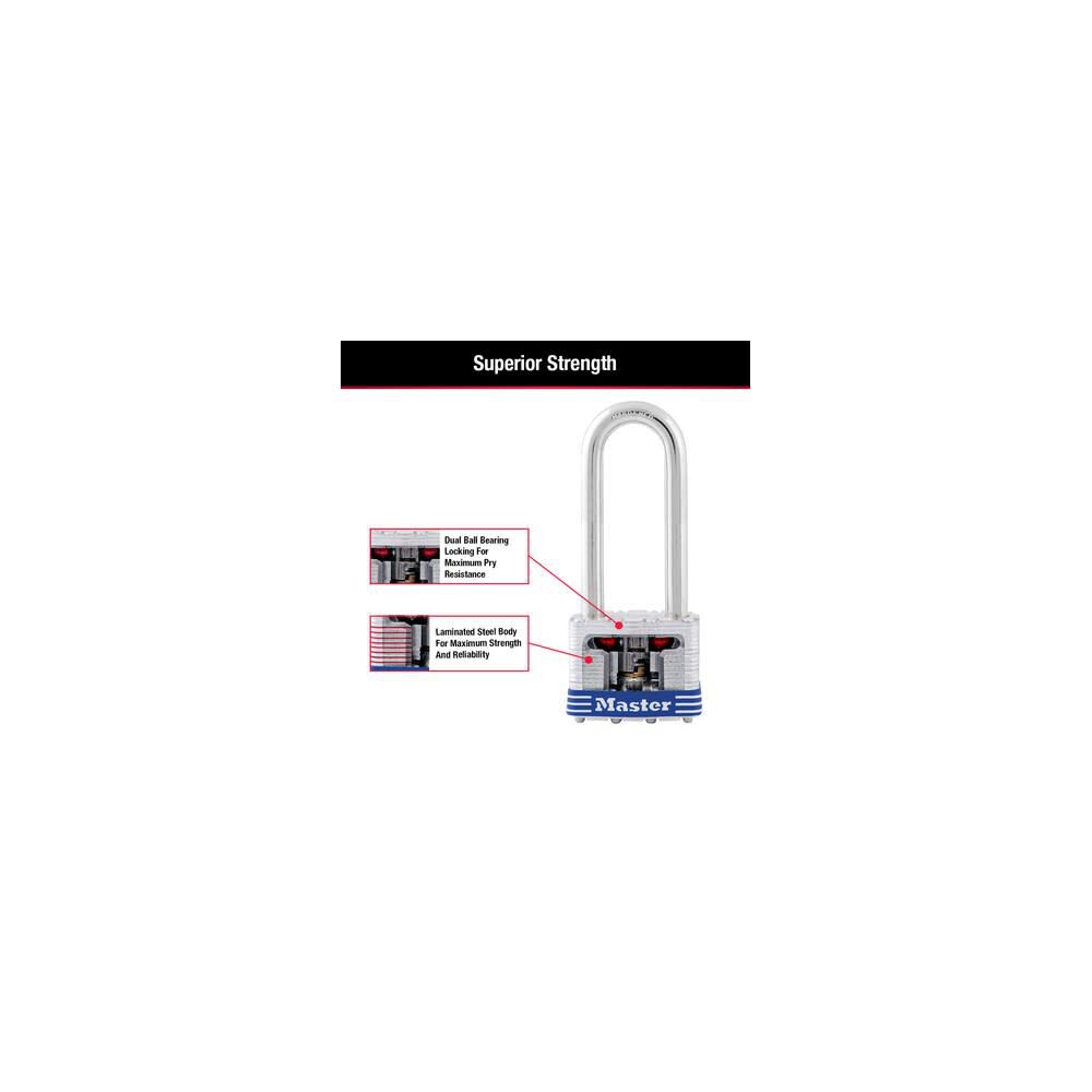 Padlock 1 9/16in Keyed Different Tumbler 1pk 3DLH