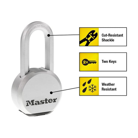 Padlock 2 1/2in Steel Keyed Alike Dual Ball Bearing M930XKADLHCCSEN