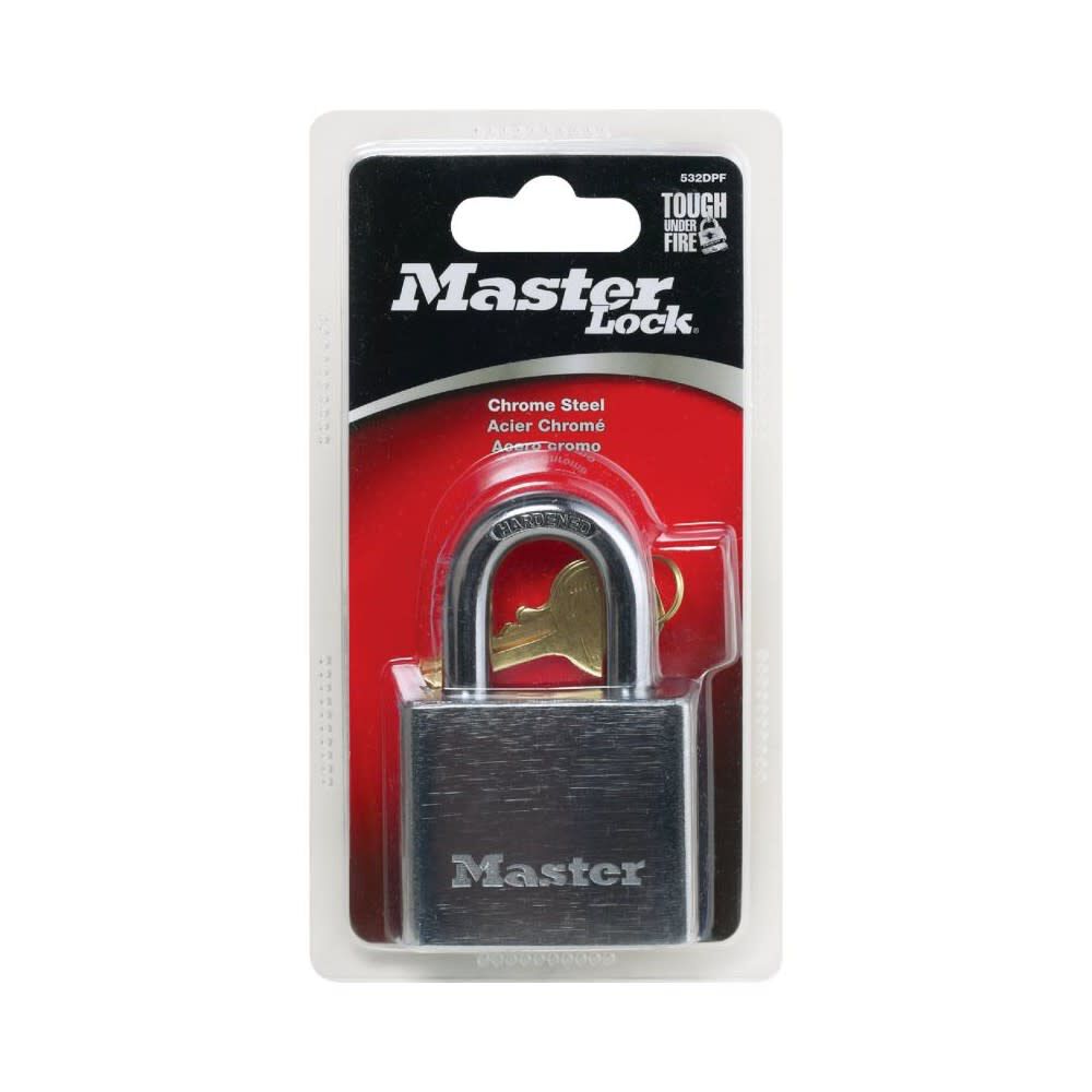 Padlock 2in Steel Key Different Dual Ball Bearing 532DPFSEN