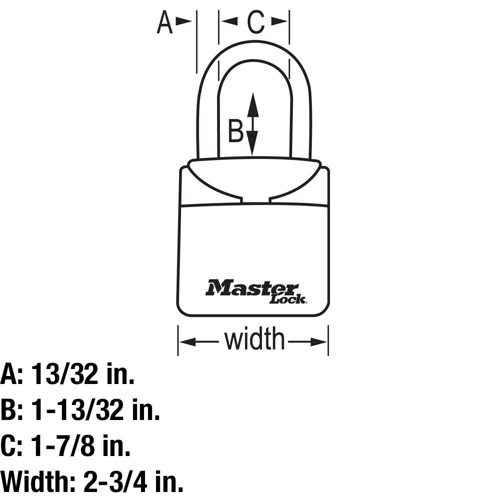 Portable Lock Box 2 3/4in 3 Digit Combination 1pk 5406D