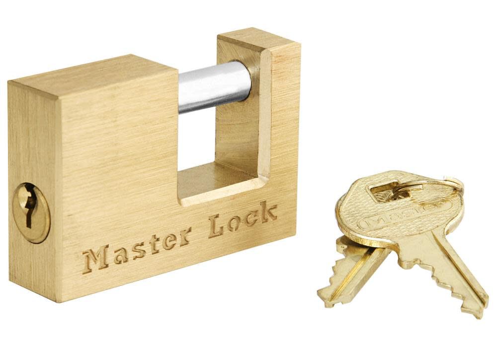 Solid Brass Coupler Latch Lock with 3/4 in. (19mm) Shackle - 605DAT 605DAT