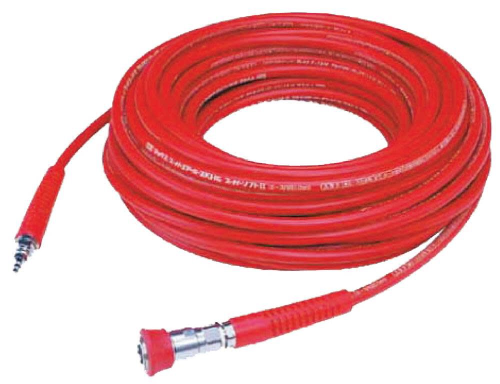 High Pressure Air Hose 100ft - 1/4-in Diameter, 500 PSI, Kink Free, Red KH100FT