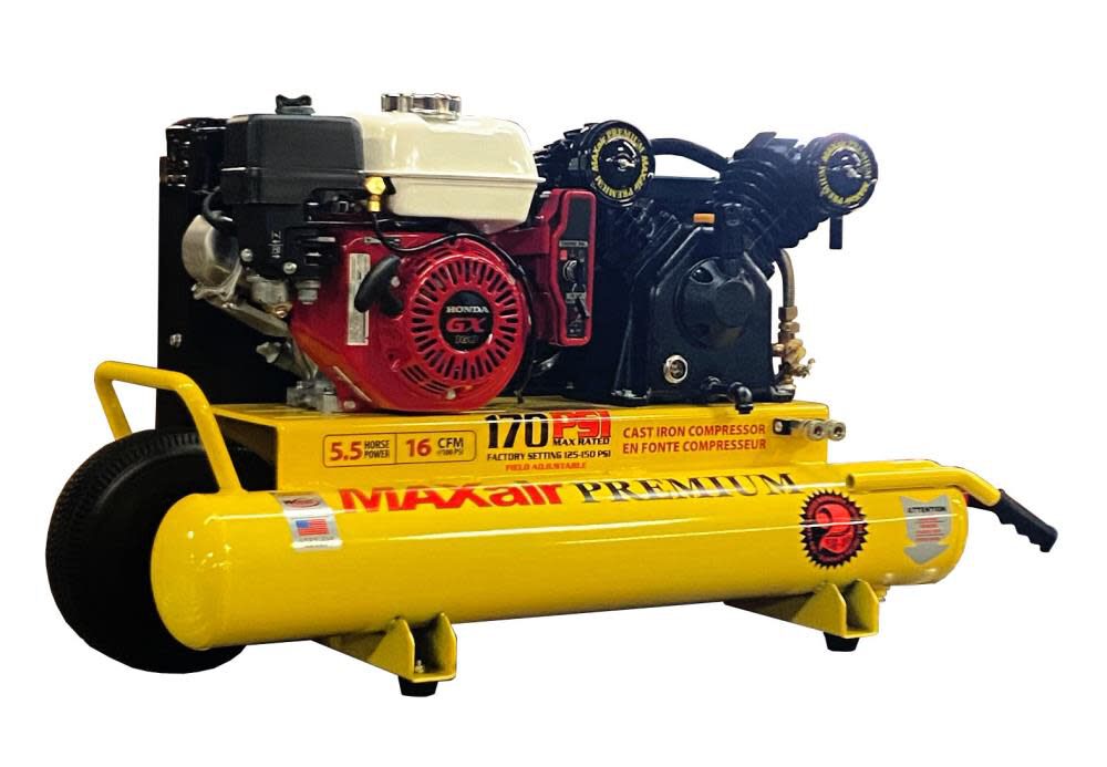 10 Gallon Twin Tank Air Compressor TT55GE+MAP