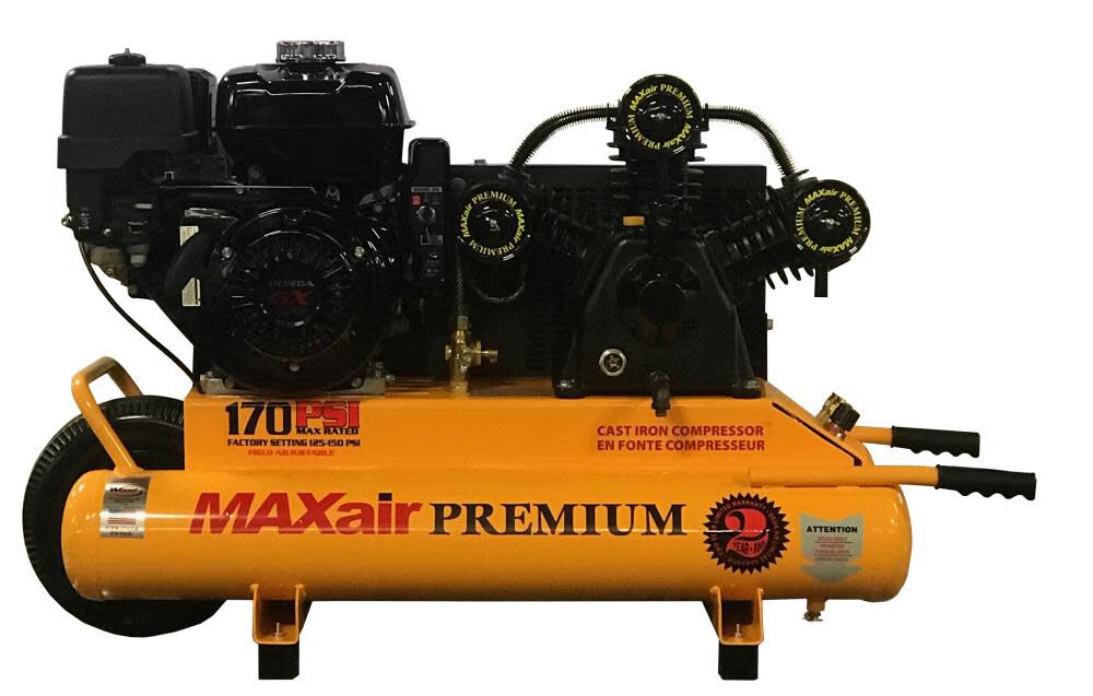 10 Gallon Twin Tank Air Compressor TT90GE + MAP